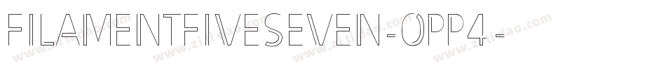 FilamentFiveSeven-oPp4字体转换