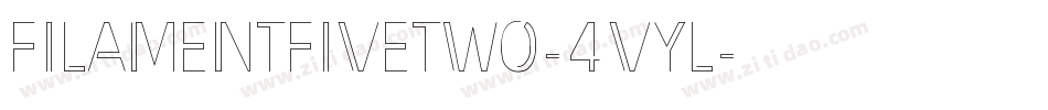 FilamentFiveTwo-4vYl字体转换