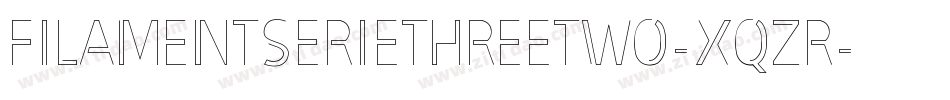 FilamentSerieThreeTwo-xqZr字体转换