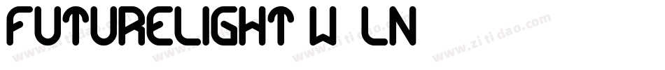 FutureLight-W7ln字体转换