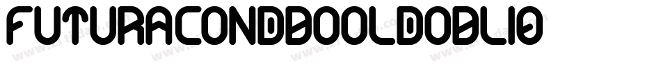 futuraCONDBOOLDOBLIQ字体转换