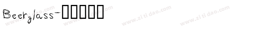 Beerglass字体转换