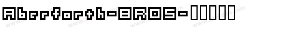 Aberforth-BR05字体转换
