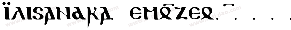 AlisandraDemo-zeo1字体转换