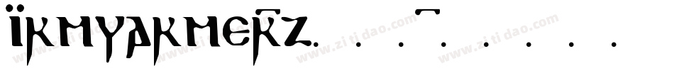 Armwarmer-zEL1字体转换