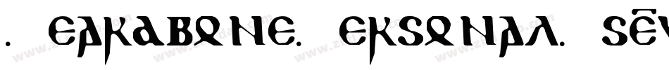 BeardbonePersonalUse-w1Ge9字体转换