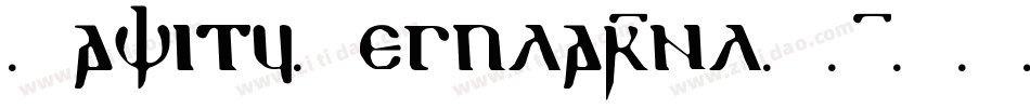 CavityRegular-nlP1字体转换
