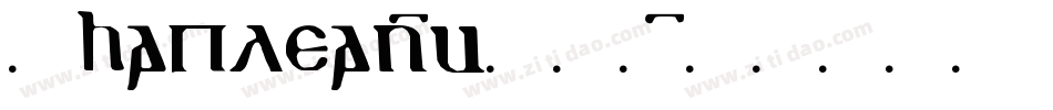 Chapleau-qDB1字体转换