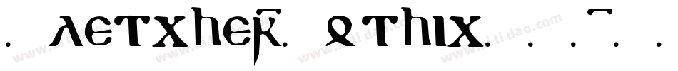 Fletcher-Gothic(1)字体转换
