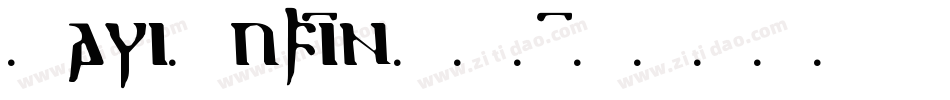 JawiKufi-nOR1字体转换