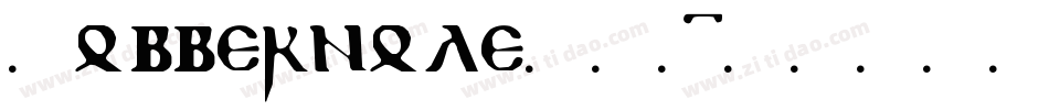 Jobbernole(1)字体转换