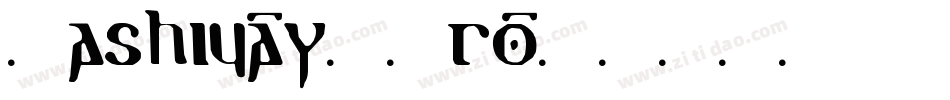 Mashiya-w1Bgx字体转换