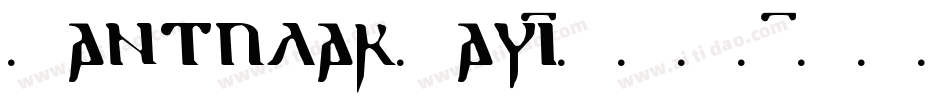 TantularKawi-6GK1字体转换