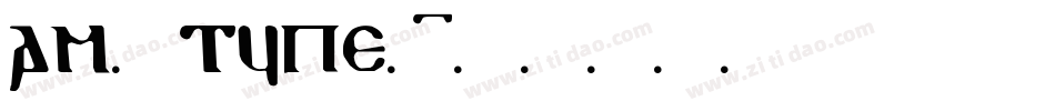 am_type1字体转换