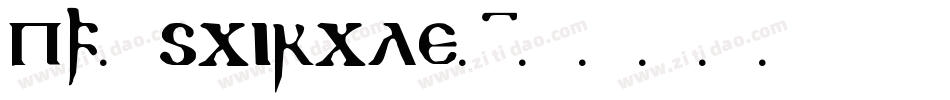 pf_scircle1字体转换