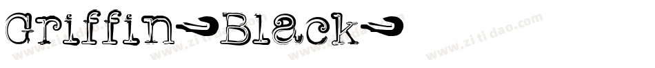 Griffin-Black字体转换
