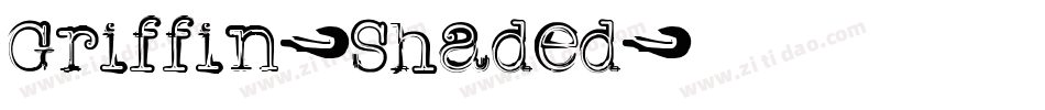 Griffin-Shaded字体转换