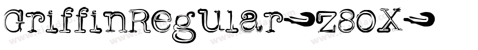 GriffinRegular-z8oX字体转换