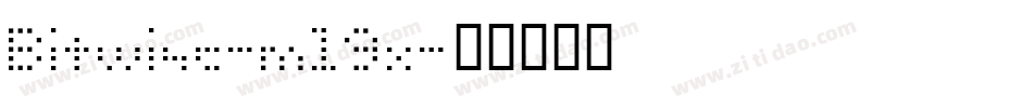 Bitwise-m19x字体转换