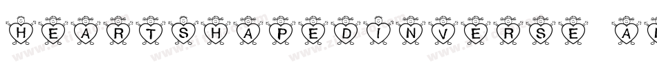 HeartShapedInverse-anAE字体转换 HeartShapedInverse-anAE字体转换