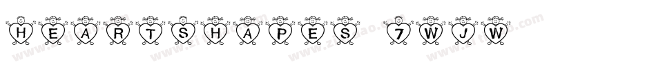 HeartShapes-7wjw字体转换