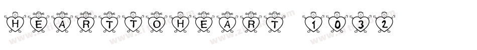 HeartToHeart-1032字体转换