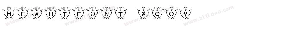 Heartfont-XqO9字体转换