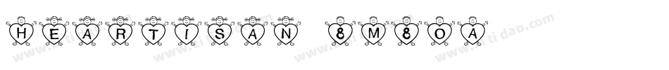 Heartisan-8M8OA字体转换