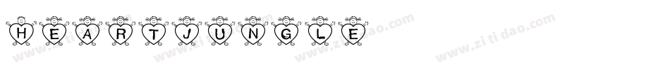 Heartjungle字体转换