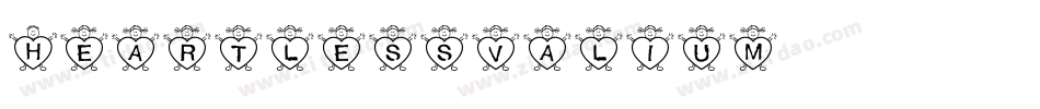 Heartlessvalium字体转换