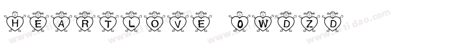 Heartlove-0Wdzd字体转换