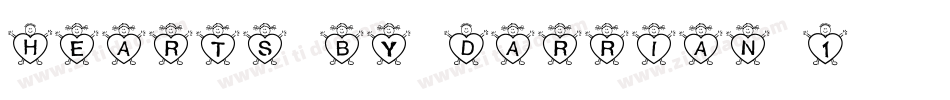 Hearts-by-Darrian-1字体转换