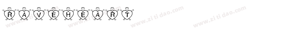 RAVEHEART字体转换