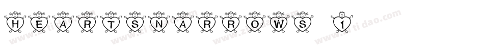 heartsnarrows-1字体转换