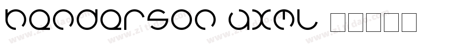Henderson-YxML字体转换