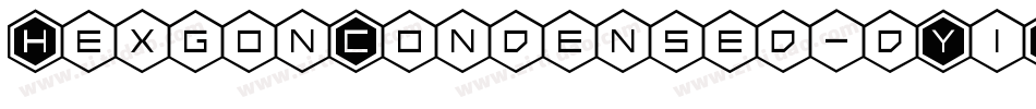 HexgonCondensed-dY1K字体转换