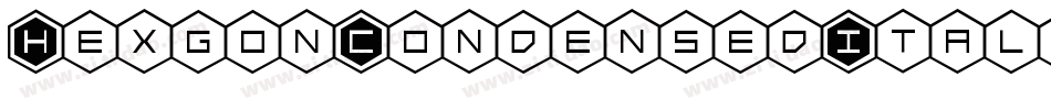HexgonCondensedItalic-Pejr字体转换