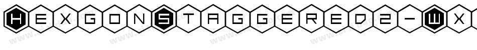HexgonStaggered2-WxjA字体转换