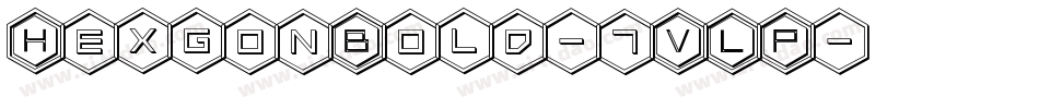 HexgonBold-7VLP字体转换