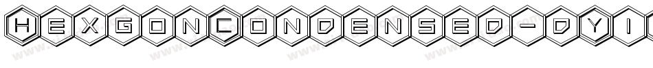 HexgonCondensed-dY1K字体转换
