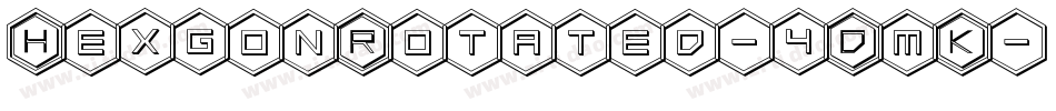 HexgonRotated-4DmK字体转换