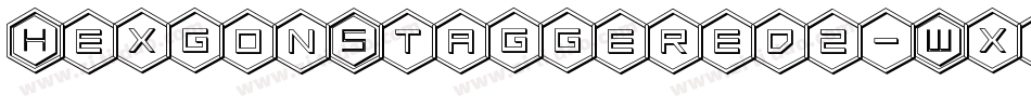 HexgonStaggered2-WxjA字体转换