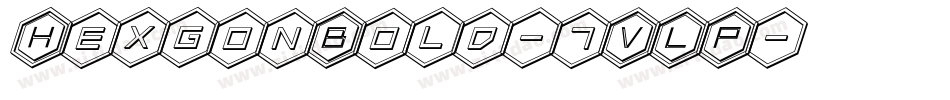 HexgonBold-7VLP字体转换