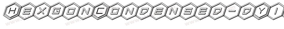 HexgonCondensed-dY1K字体转换