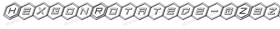 HexgonRotated2-0Z9z字体转换