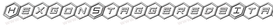 HexgonStaggered2Italic-aRj5字体转换