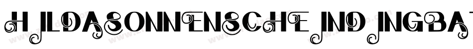 HildaSonnenscheinDingbats-PVY7字体转换