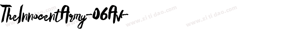 TheInnocentArmy-06Av字体转换