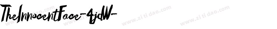 TheInnocentFace-4jdW字体转换