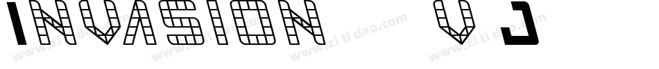 Invasion2028-v0J4字体转换